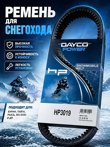 Ремень вариатора Dayco HP3019 (33x1118) (Италия)